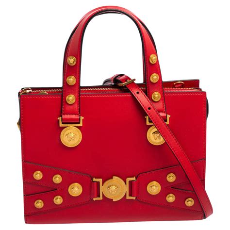 versace red handbag|red versace purse.